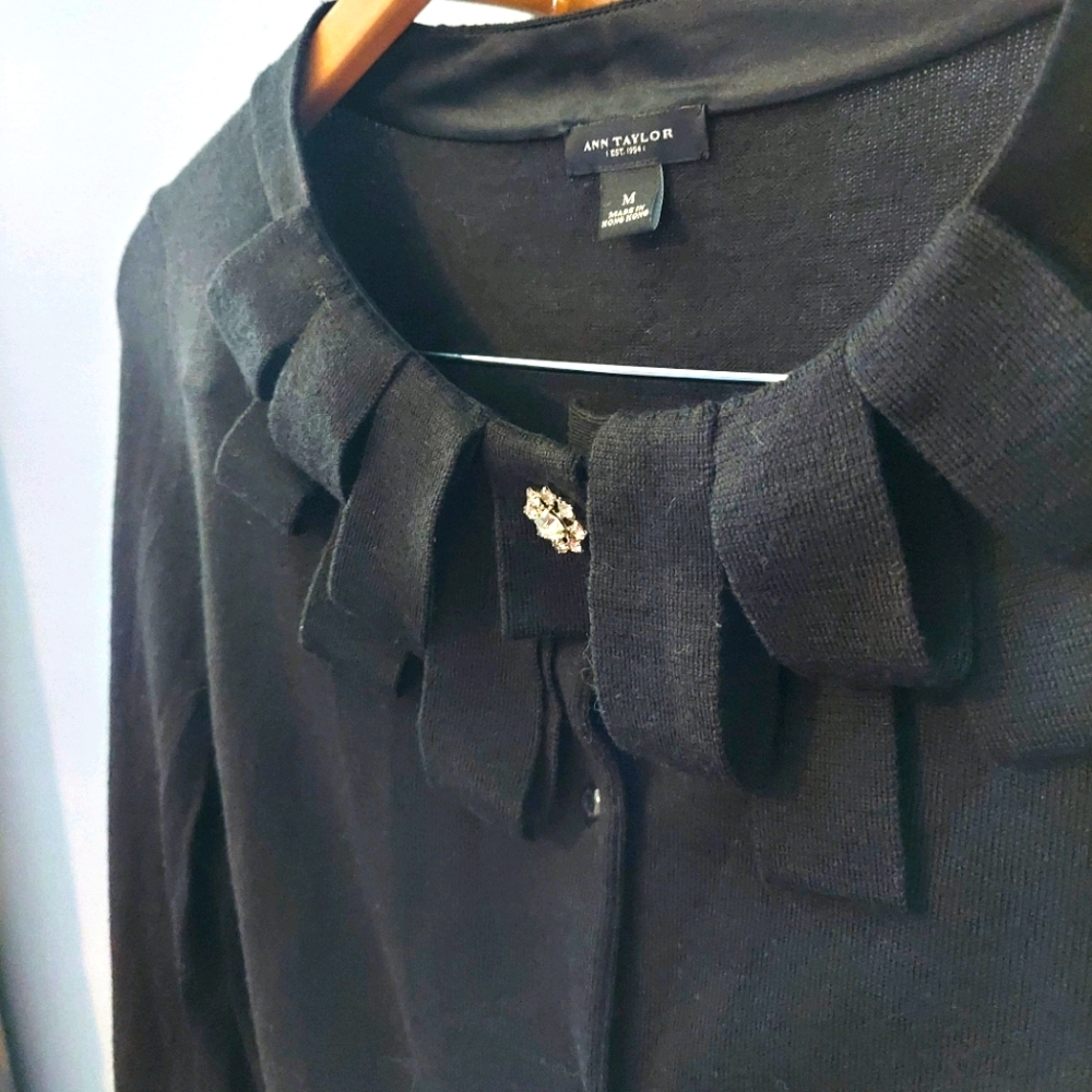 Ann Taylor Black Cardigan